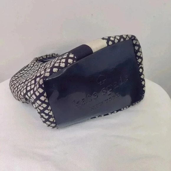 Kate Spade monogram canvas logo square style tote bag - Picture 11 of 15